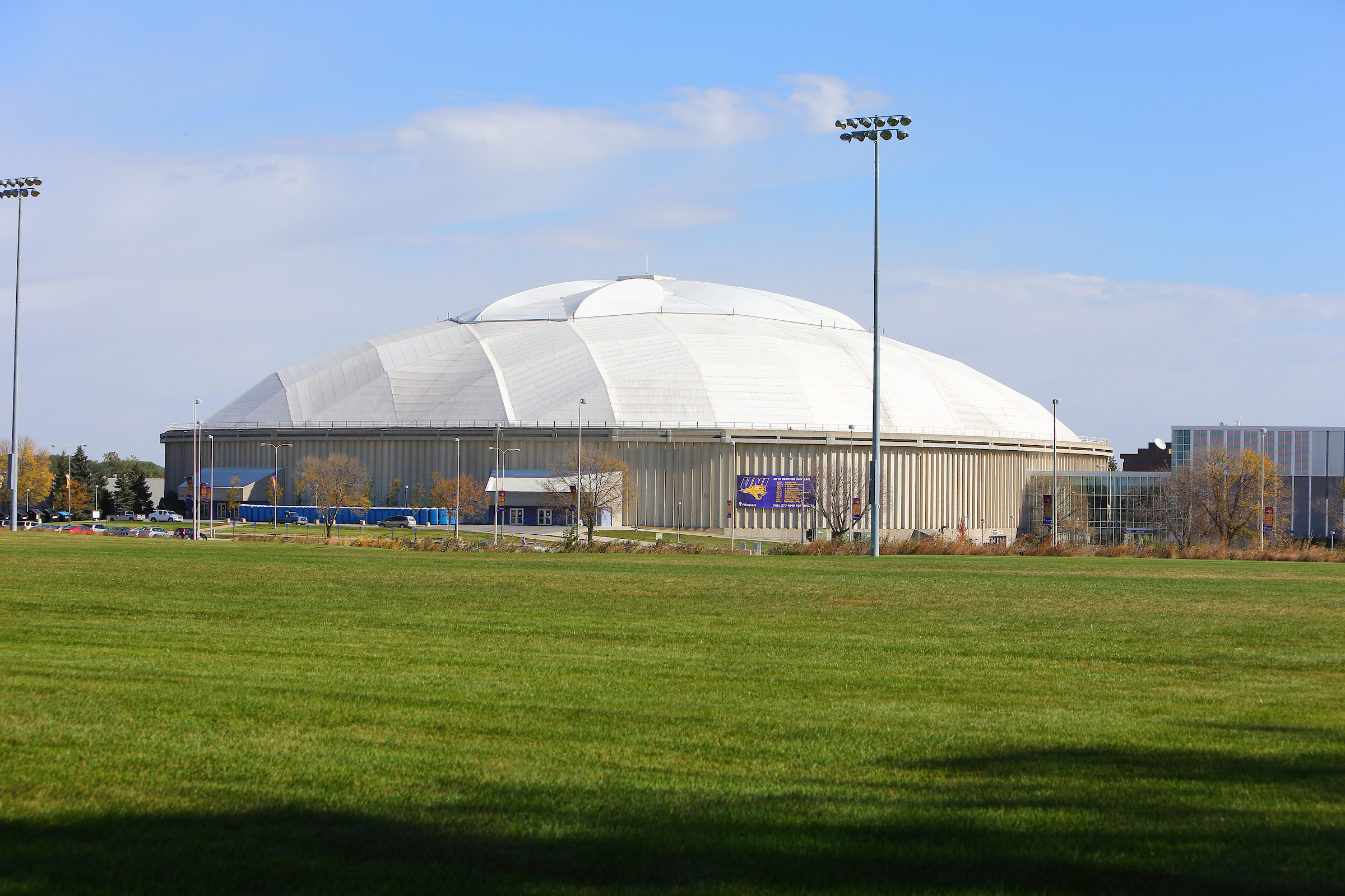 Exterior of the UNI-Dome.